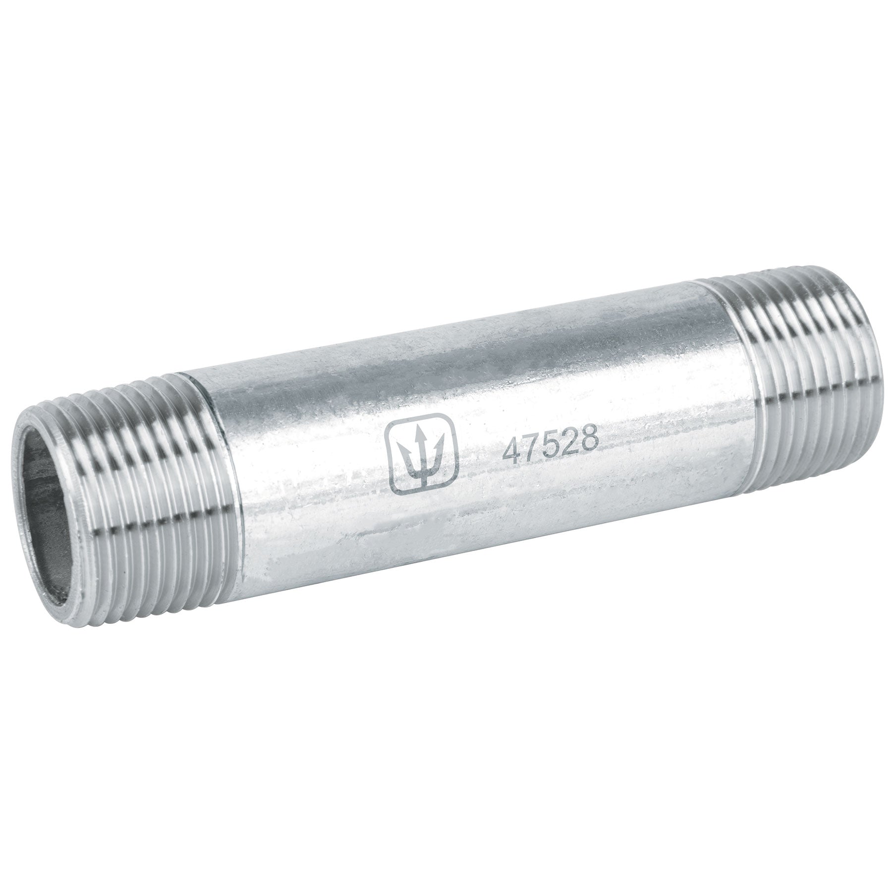 Niple de acero galvanizado 3/4' x 4', Foset