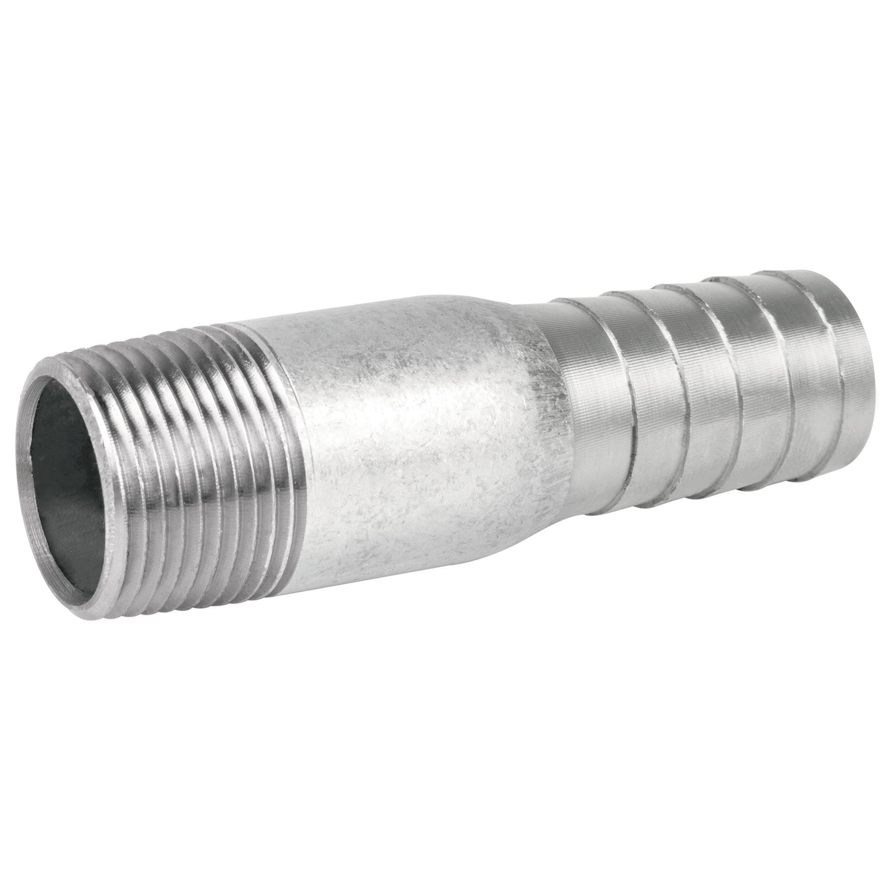 Niple de acero galvanizado 3/4' tipo botella, Foset