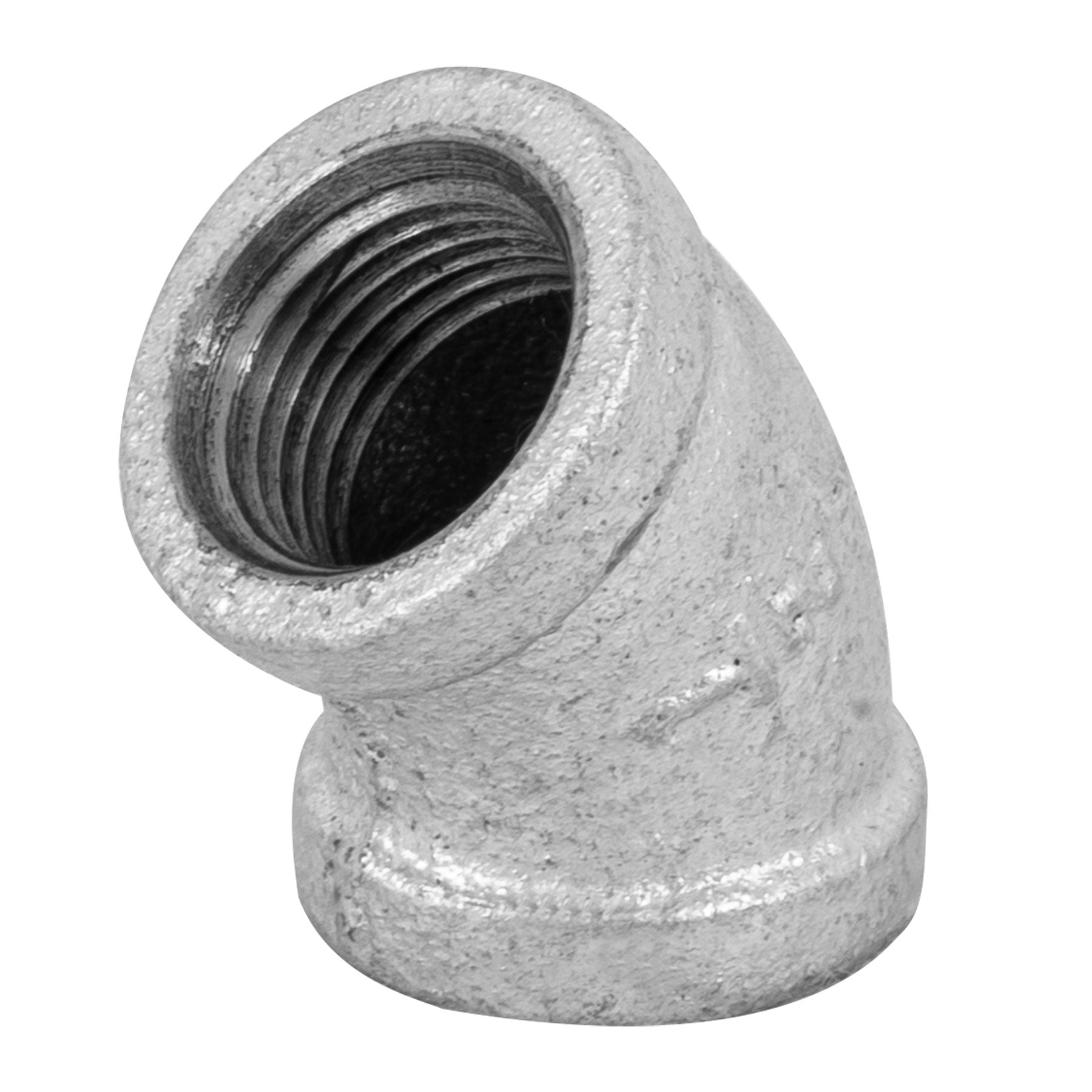 Codo 45¡ acero galvanizado de 1/2', Foset