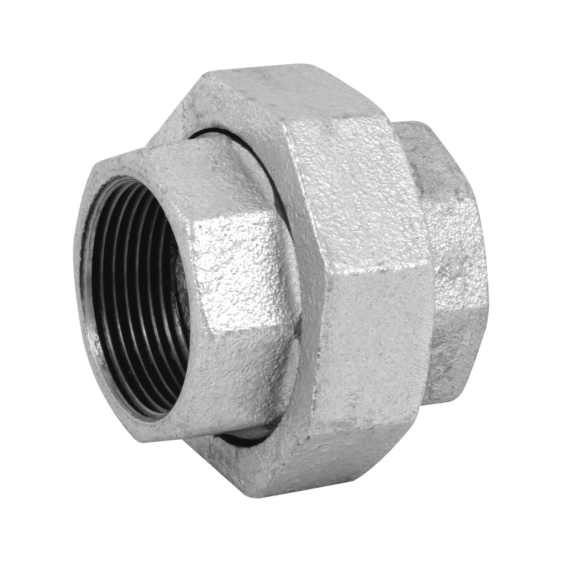 Tuerca union 1-1/4' acero galvanizado, Foset