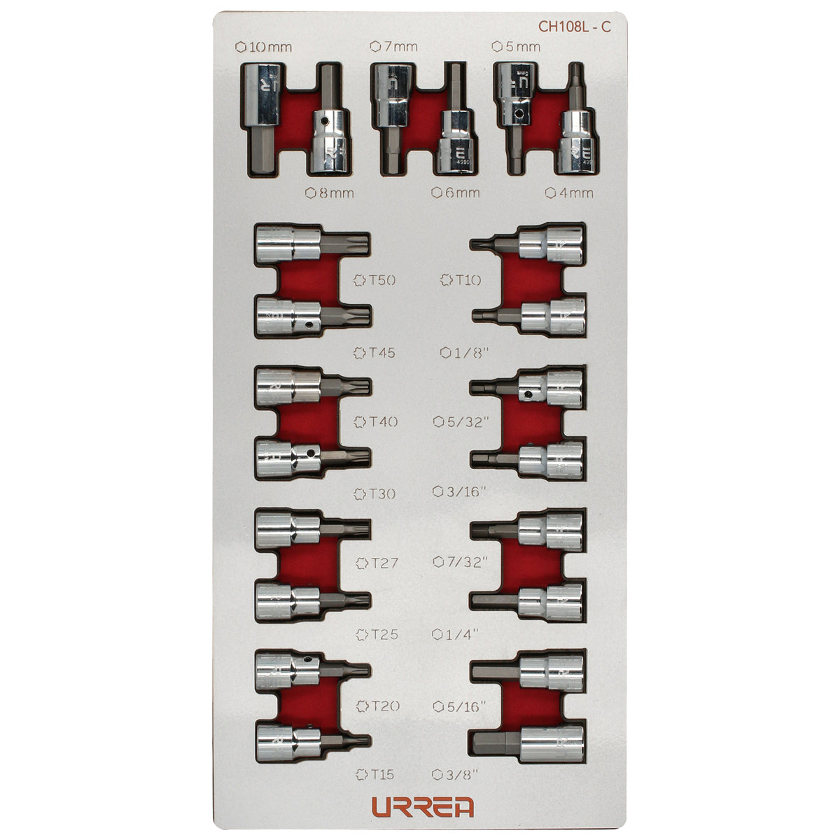Jgo dados 3/8 in var ptas 22pz