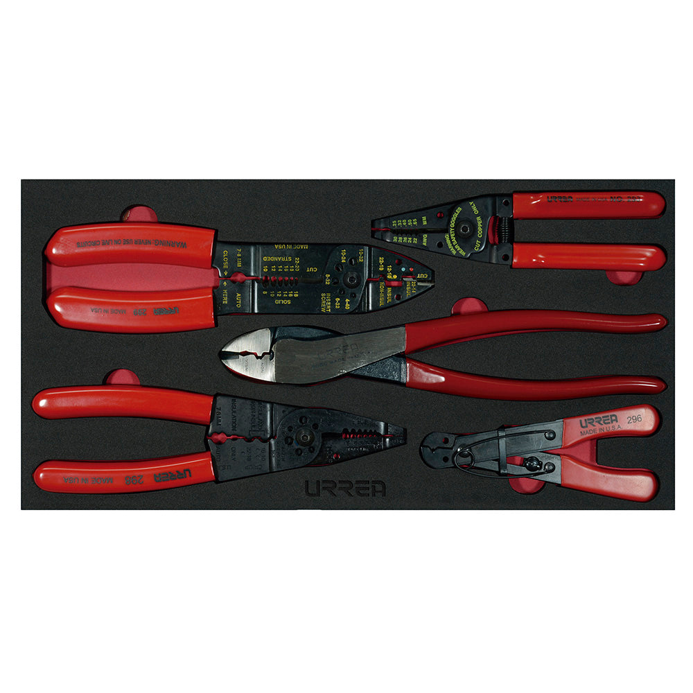 Jgo pinzas pela cable 5pz