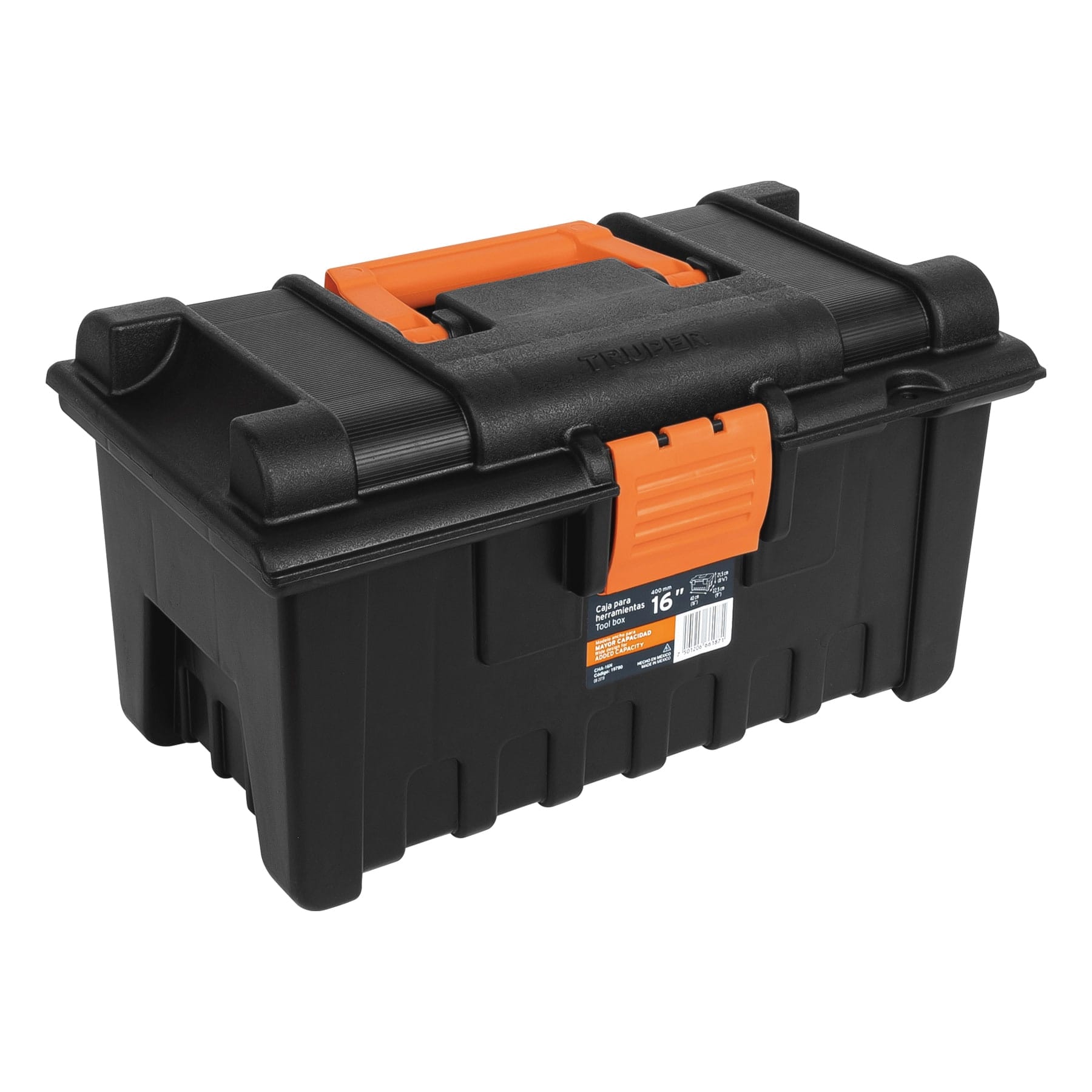 Caja para herramienta de 16' sin compartimentos, TRUPER