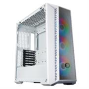 COOLERMASTER - Gabinete Gamer Cooler Master MasterBox 520 Mesh Media Torre ITX mATX ATX SSI CEB EATX 3xFan ARGB Vidrio Templado Blanco