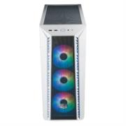 COOLERMASTER - Gabinete Gamer Cooler Master MasterBox 520 Mesh Media Torre ITX mATX ATX SSI CEB EATX 3xFan ARGB Vidrio Templado Blanco