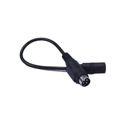 EPCOM POWERLINE - Adaptador Universal DC Hembra a Minidin 4 Pines Macho / Recomendado para DVR´s epcom / HIKVISION