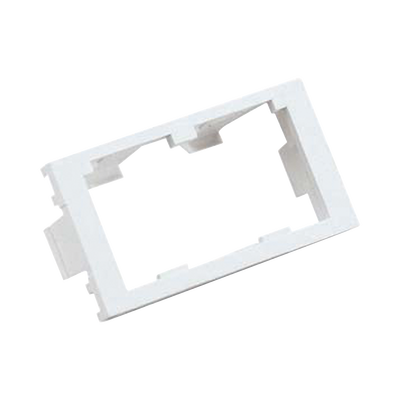 PANDUIT - Inserto Plano de 1/3, Espacio para Dos Módulos Mini-Com®, Color Blanco Mate