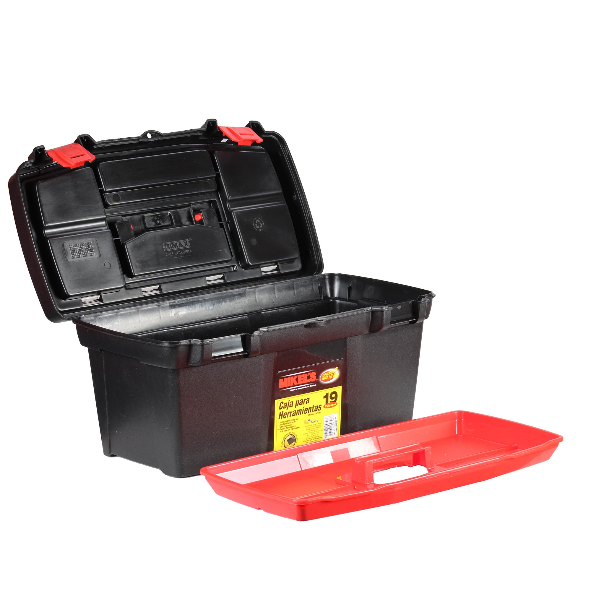 Caja plástica para herramientas 19” (14.3 lts)