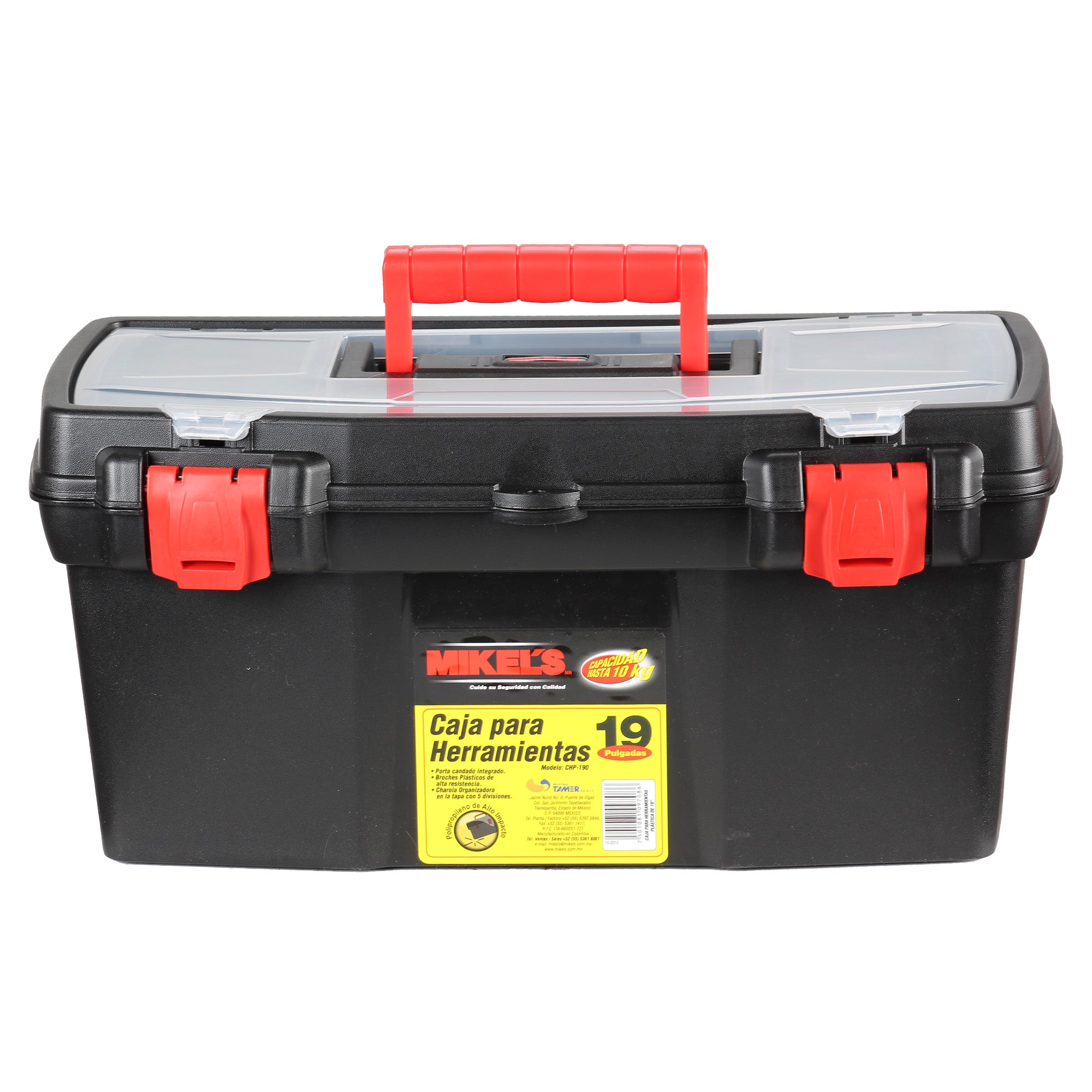 Caja plástica para herramientas 19” (14.3 lts)