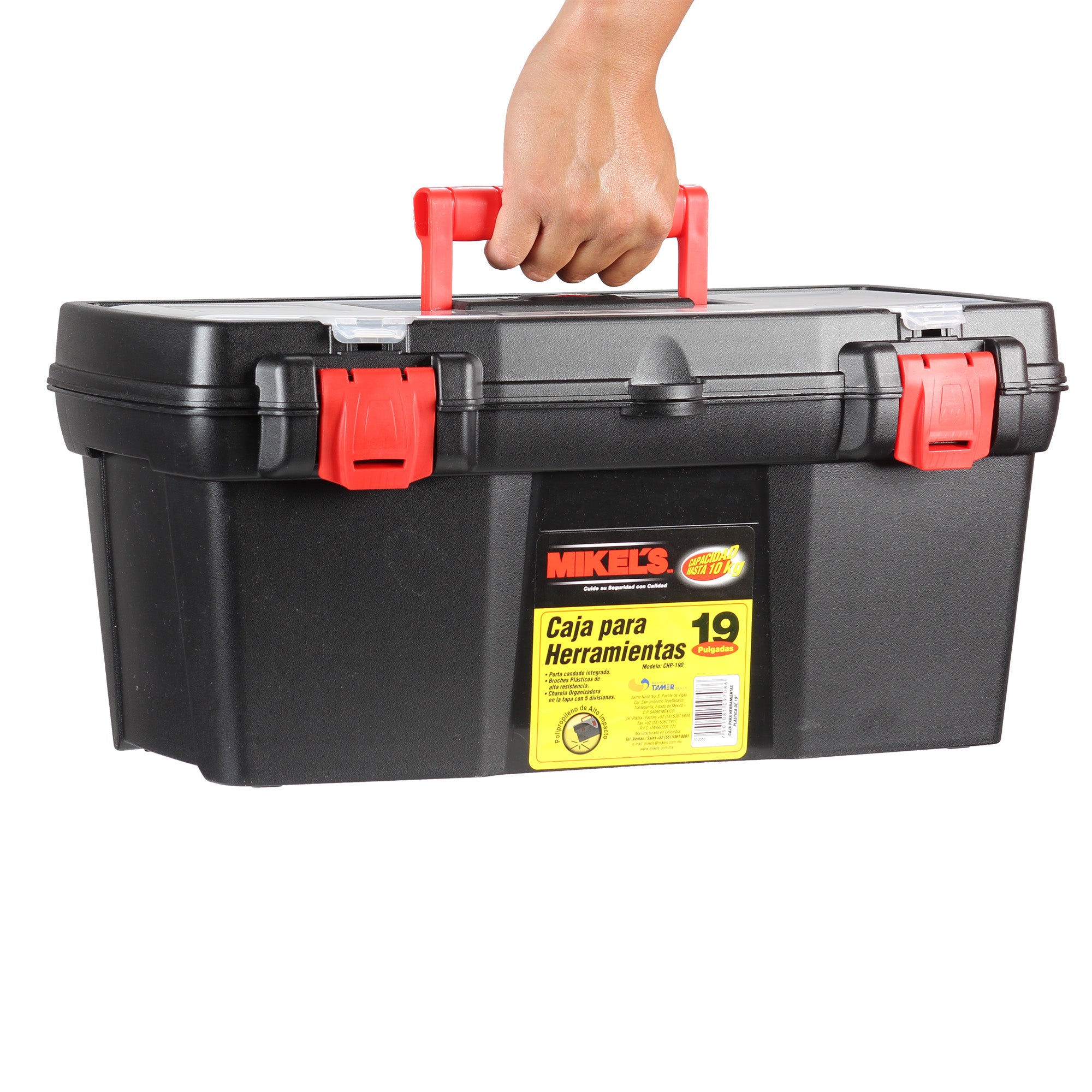 Caja plástica para herramientas 19” (14.3 lts)