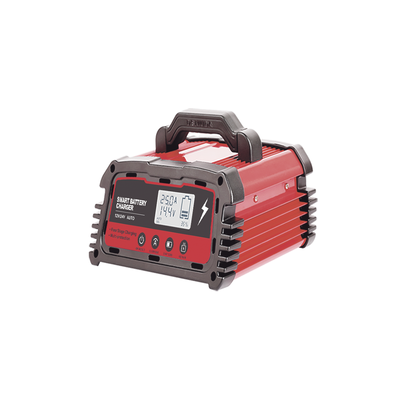 EPCOM POWERLINE - Cargador de Baterías / 12 o 24 Vcc / 25 A / Hasta 250 Ah / Display LCD / Entrada Universal AC 110-220 V