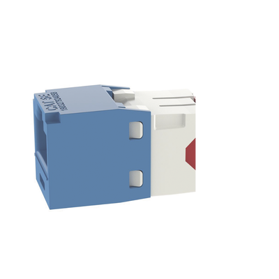 PANDUIT - Conector Jack RJ45 Estilo TG, Mini-Com, Categoría 5e, de 8 Posiciones y 8 Cables, Color Azul