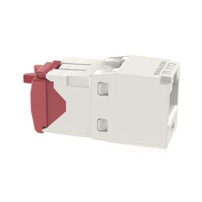PANDUIT - Conector Jack RJ45 Estilo TG, Mini-Com, Categoría 5e, de 8 Posiciones y 8 Cables, Color Blanco Mate