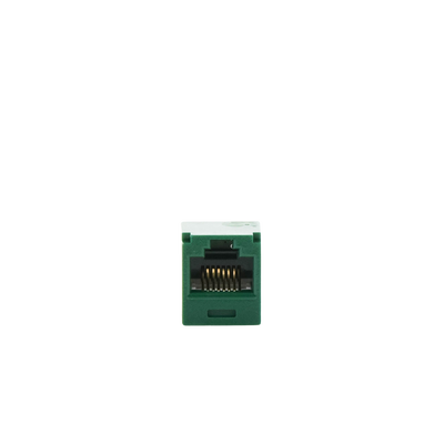 PANDUIT - Conector Jack RJ45 Estilo TG, Mini-Com, Categoría 6, de 8 Posiciones y 8 Cables, Color Verde