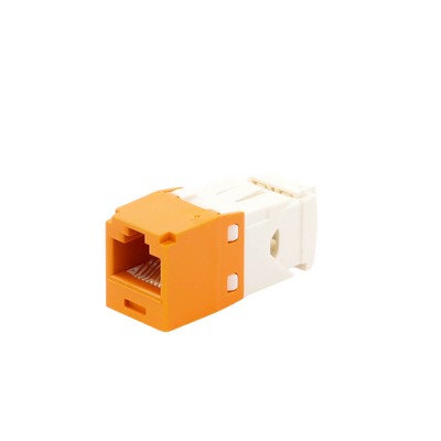 PANDUIT - Conector Jack RJ45 Estilo TG, Mini-Com, Categoría 6, de 8 Posiciones y 8 Cables, Color Naranja