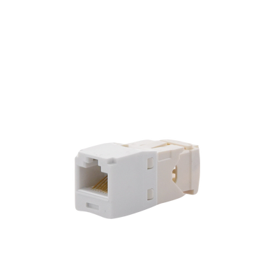 PANDUIT - Conector Jack RJ45 Estilo TG, Mini-Com, Categoría 6, de 8 Posiciones y 8 Cables, Color Blanco