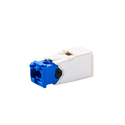 PANDUIT - Conector Jack RJ45 Estilo TG, Mini-Com, Categoría 6A, de 8 Posiciones y 8 Cables, Color Blanco Mate