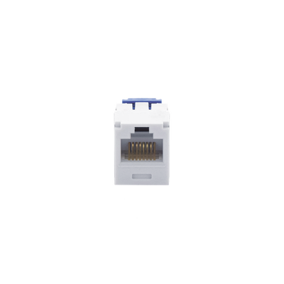 PANDUIT - Conector Jack RJ45 Estilo TG, Mini-Com, Categoría 6A, de 8 Posiciones y 8 Cables, Color Blanco