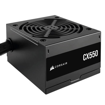CORSAIR - Fuente de Poder Corsair CX550 550W ATX 12V 80 Plus Bronze 24 pin Fan 120mm Color Negro