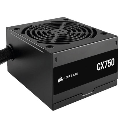 CORSAIR - Fuente de Poder Corsair CX750 750W ATX 12V 80 Plus Bronze 24 pin Fan 120mm Color Negro