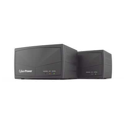 CYBERPOWER - Regulador De Voltaje de 1000VA/500W, Entrada NEMA 5-15P, Con 8 Salidas NEMA 5-15R y Supresión de Picos a 245 Joules
