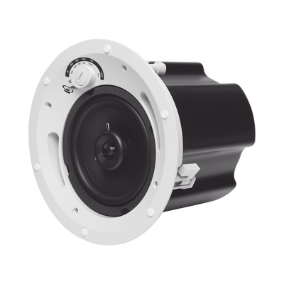TRUAUDIO - Altavoz comercial de 2 vías | 70V /100V | 8 Ohms | montaje en techo | woofer de 6.5 in | 60 Watts |