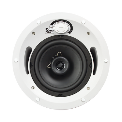 TRUAUDIO - Altavoz comercial de 2 vías | 70V /100V | 8 Ohms | montaje en techo | woofer de 6.5 in | 60 Watts |