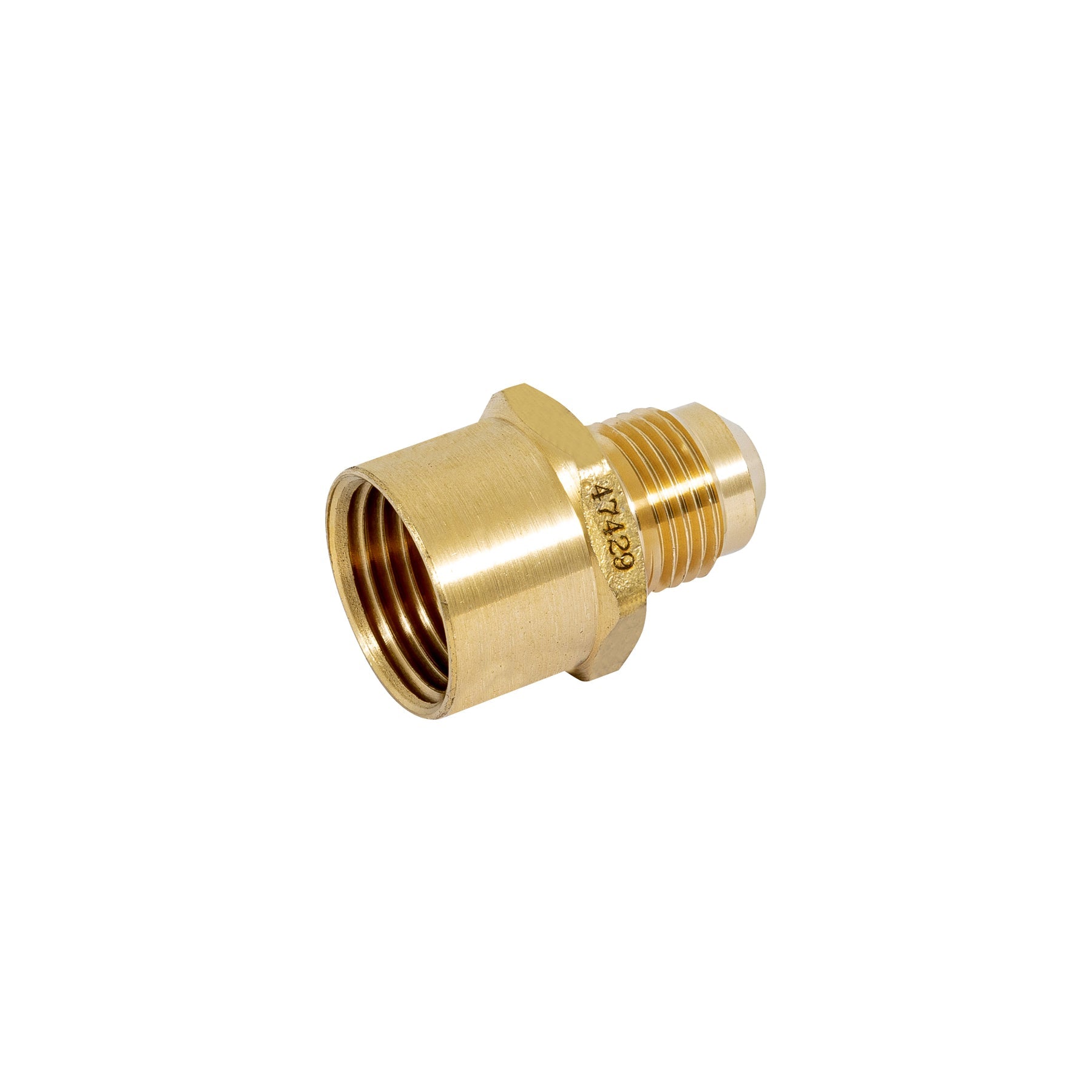 Niple campana de laton de 3/8' X 1/2', Foset