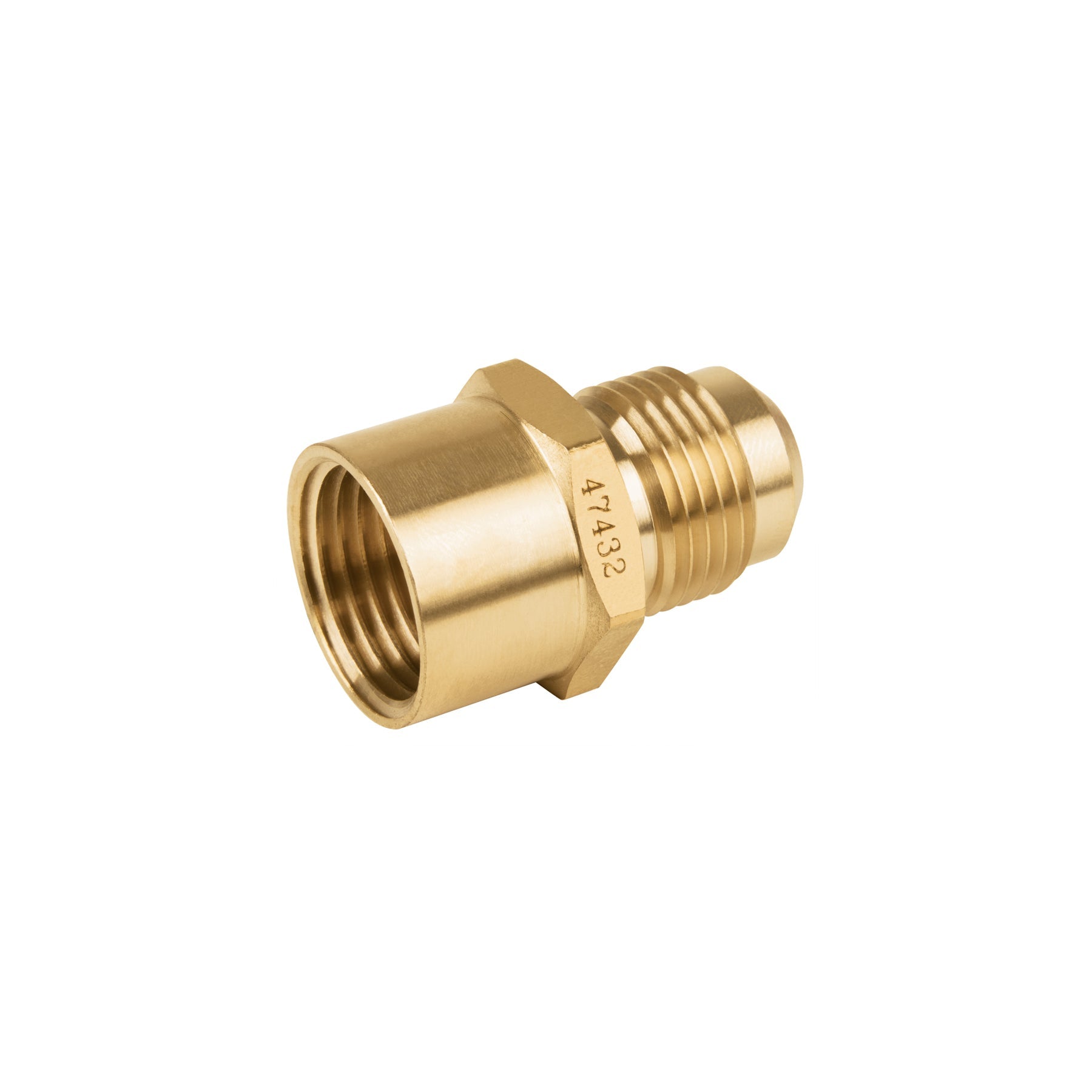 Niple campana de laton de 1/2' X 1/2', Foset