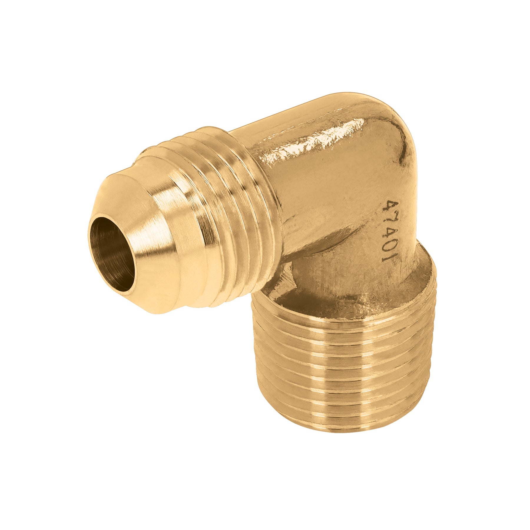 Codo terminal a 90° de laton 3/8 x 3/8', Foset