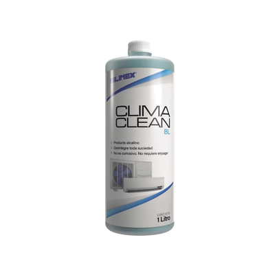 SILIMEX - CLIMA CLEAN BL Limpiador a Base Ácida que Garantiza una Limpieza Profunda y Profesional en Serpentines de Minisplits, Mejorando su Eficiencia y Prolongando su Vida Útil