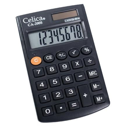 CELICA - CALCULADORA CELICA BOLSILLO 8 DIGITOS C/CARTERA