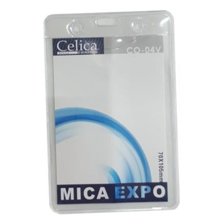 CELICA - MICA P/GAFETE CELICA VERTICAL 70X105MM TRANSP C/10 PIEZAS