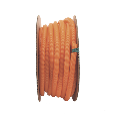PANDUIT - Tubo Corrugado Abierto para Protección de Cables, 1in (25.4 mm) de Diámetro, 30.5 m de Largo, Color Naranja