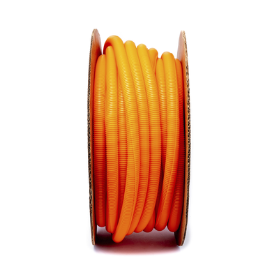 PANDUIT - Tubo Corrugado Abierto para Protección de Cables, 1in (25.4 mm) de Diámetro, 30.5 m de Largo, Color Naranja