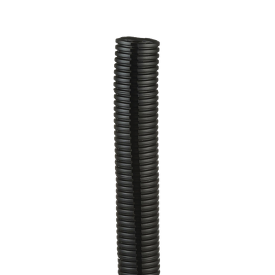 PANDUIT - Tubo Corrugado Abierto para Protección de Cables, 1.25 in (31.8 mm) de Diámetro, 15.2 m de Largo, Color Negro