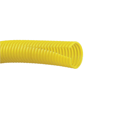 PANDUIT - Tubo Corrugado Abierto para Protección de Cables, 1.50in (38.1 mm) de Diámetro, 3.1 m de Largo, Color Amarillo