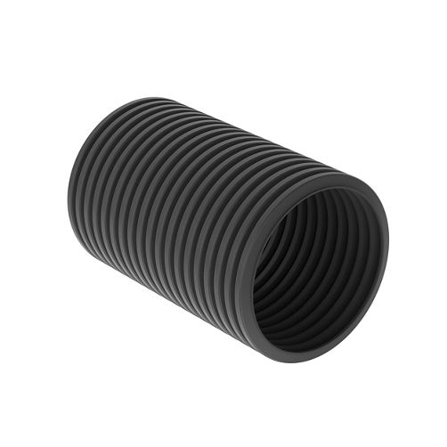 PANDUIT - Tubo Corrugado Abierto para Protección de Cables, 1.87 in (47.5 mm) de Diámetro, 30.5 m de Largo, Color Negro