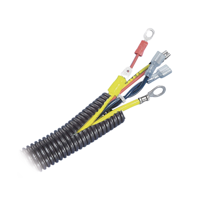 PANDUIT - Tubo Corrugado Abierto para Protección de Cables, .25in (6.4 mm) de Diámetro, 30.5 m de Largo, Color Negro