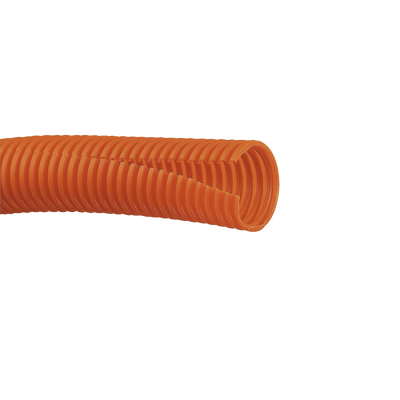 PANDUIT - Tubo Corrugado Abierto para Protección de Cables, .50 (12.7 mm) de Diámetro, 30.5 m de Largo, Color Naranja