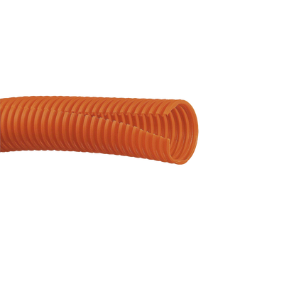 PANDUIT - Tubo Corrugado Abierto para Protección de Cables, .50 (12.7 mm) de Diámetro, 30.5 m de Largo, Color Naranja