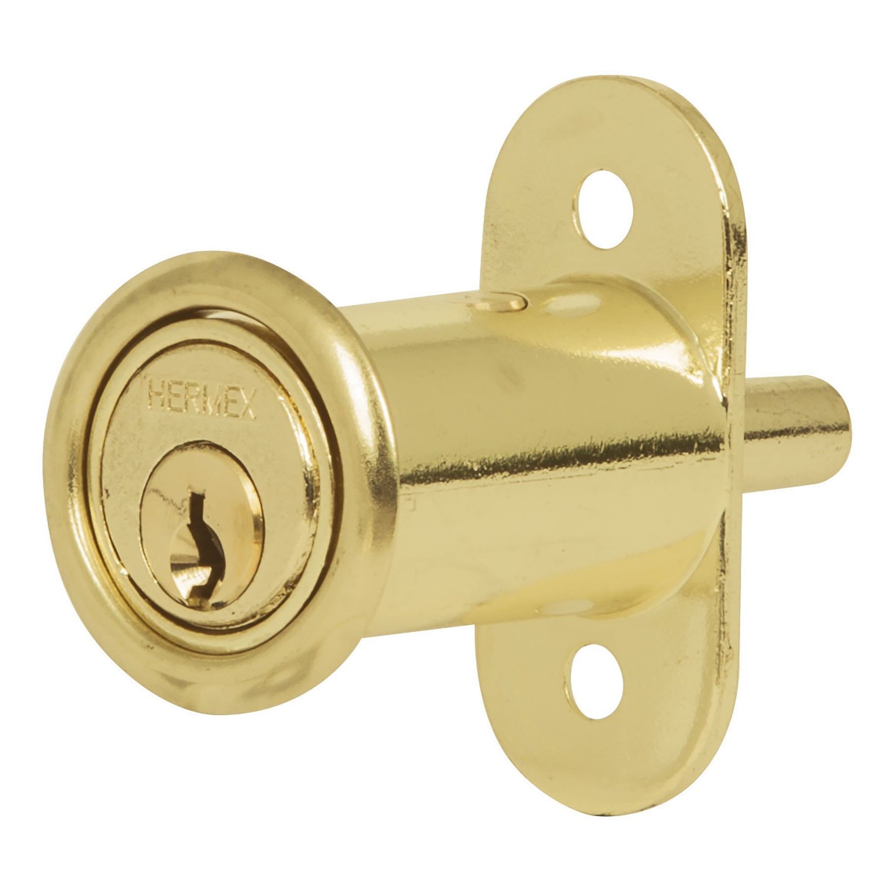 Cerradura para mueble, modelo 20, laton, HERMEX