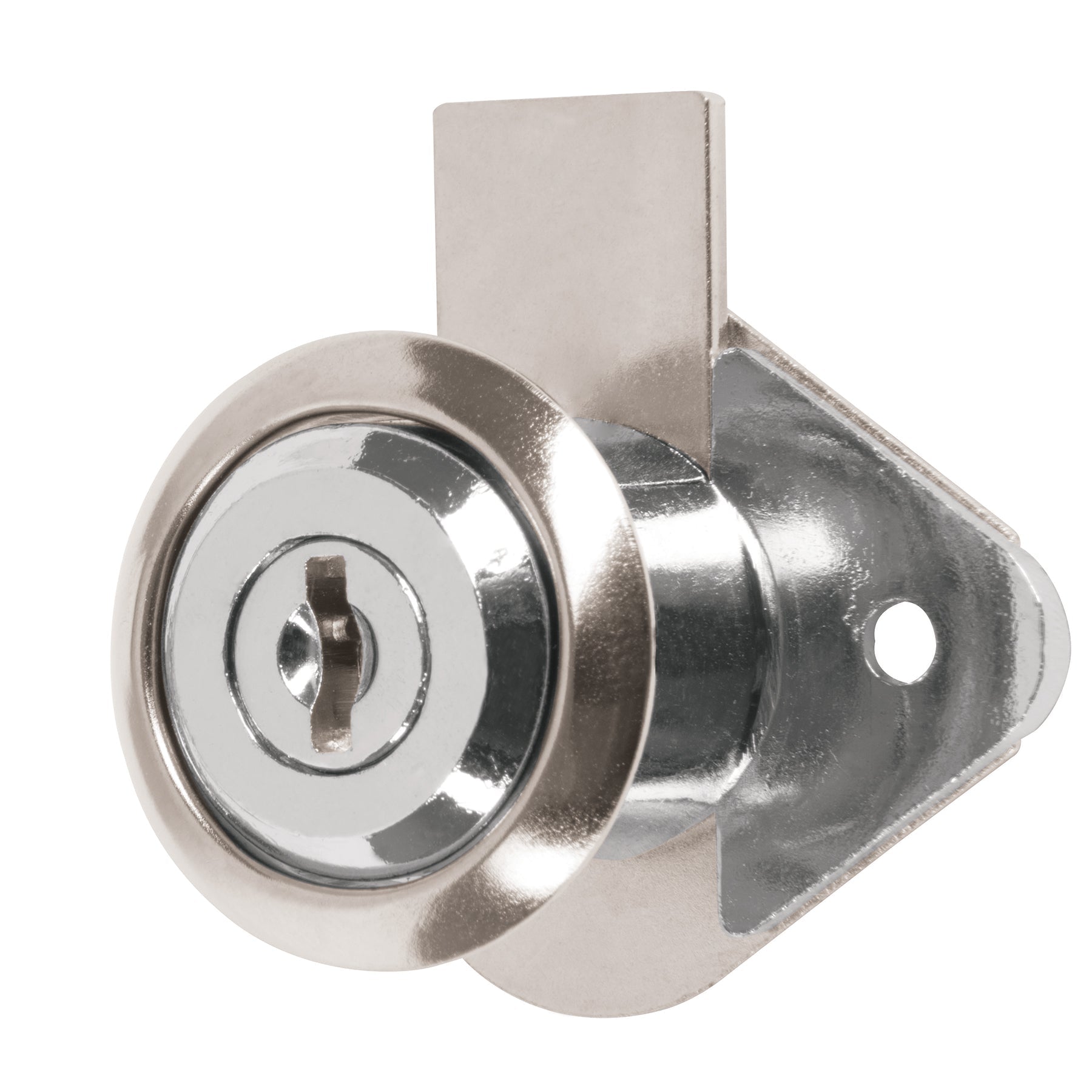 Cerradura para mueble, modelo 21, cromo, HERMEX BASIC