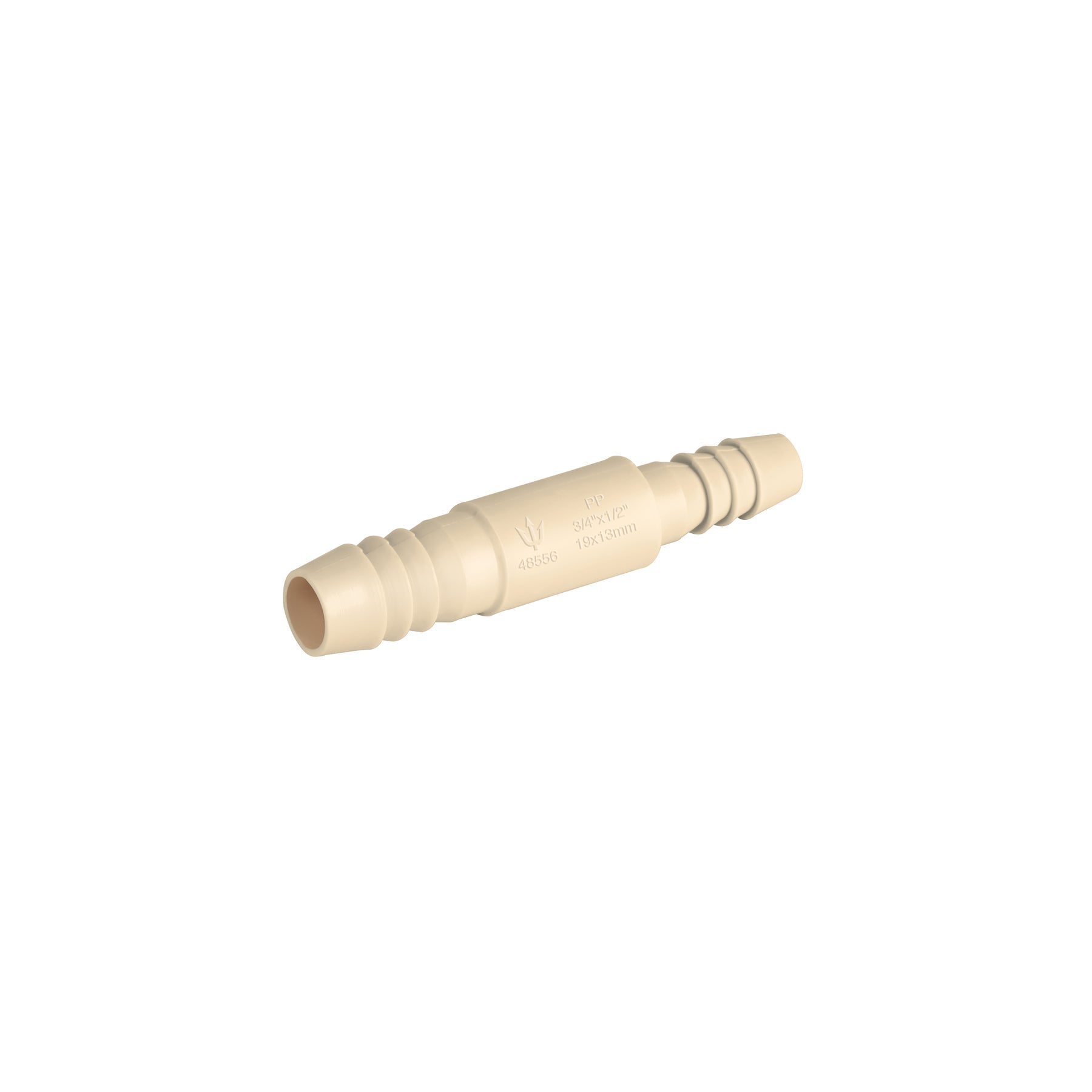 Cople reducido insercion de 3/4' x 1/2' de polipropileno