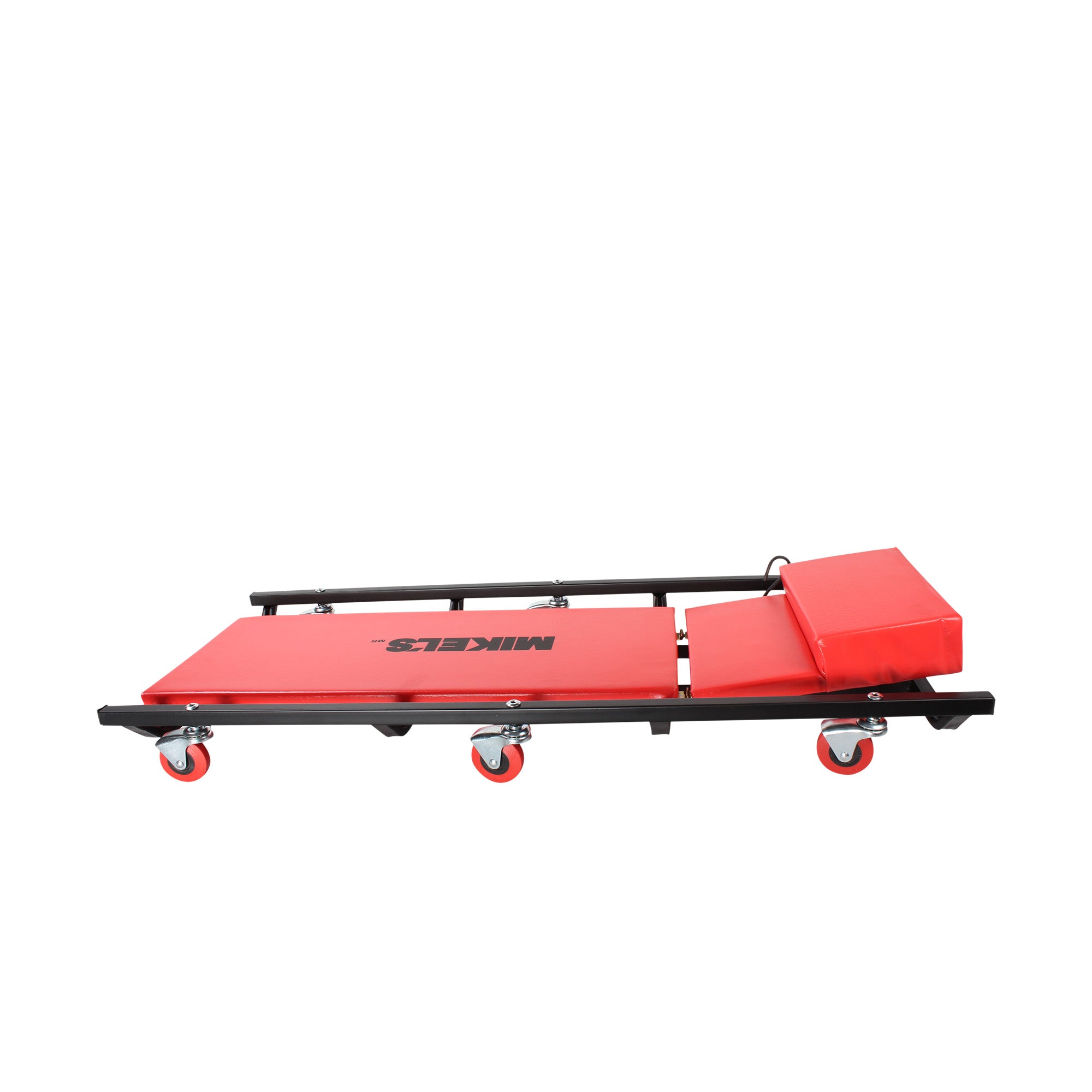 Cama acolchonada con respaldo 3 posiciones y 6 ruedas giratorias (40” largo)