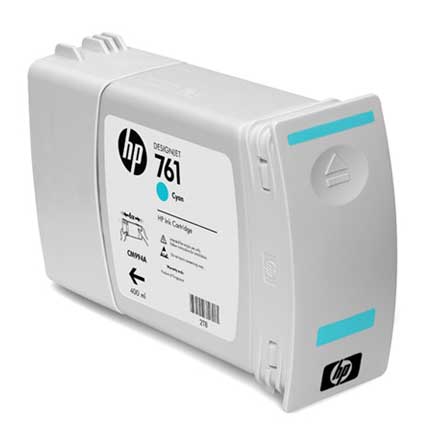 HEWLETT PACKARD - Tinta HP DesignJet LF 761 400ml Color Cian