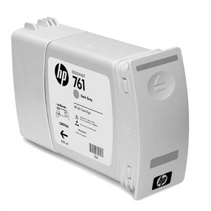 HEWLETT PACKARD - Tinta HP LF 761 Gris Oscuro T7100 DesignJet 400ML
