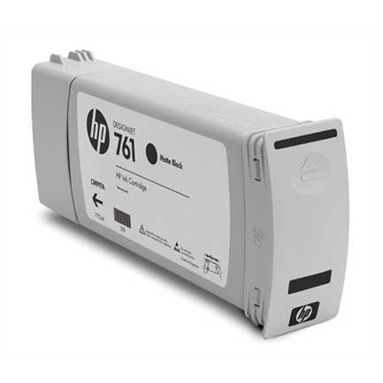 HEWLETT PACKARD - Tinta HP LF 761 Negro Mate T7100 DesignJet 775ML