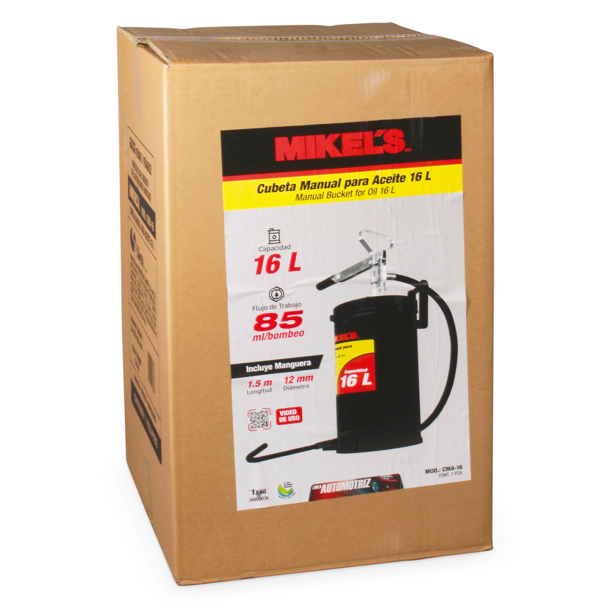 Cubeta manual para aceite (16 lts)