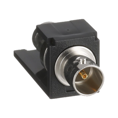 PANDUIT - Módulo Acoplador Coaxial Tipo BNC, Mini-Com, de 75 Ohms, Color Negro
